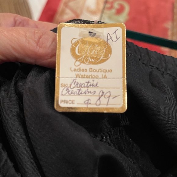 Vintage Creative Creations black sequin pant - Picture 8 of 11